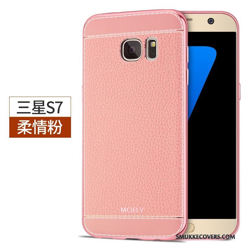 Etui Samsung Galaxy S7 Silikone Anti-fald Ny, Cover Samsung Galaxy S7 Beskyttelse Lyse Telefon