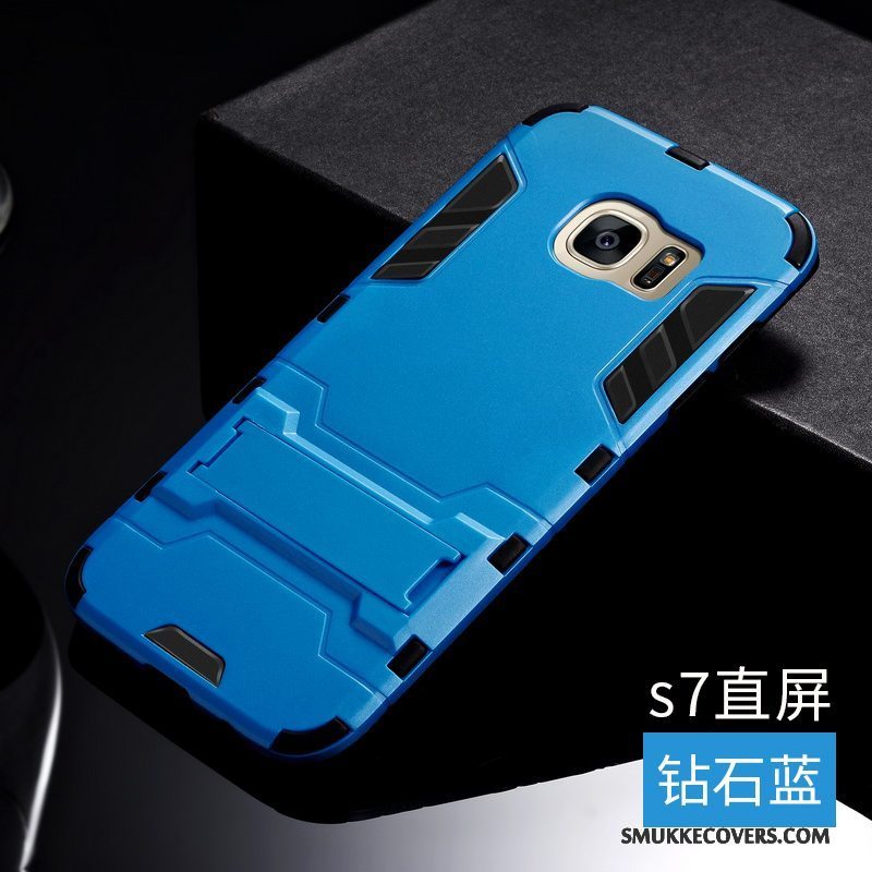 Etui Samsung Galaxy S7 Silikone Rød Trend, Cover Samsung Galaxy S7 Beskyttelse Telefonhård