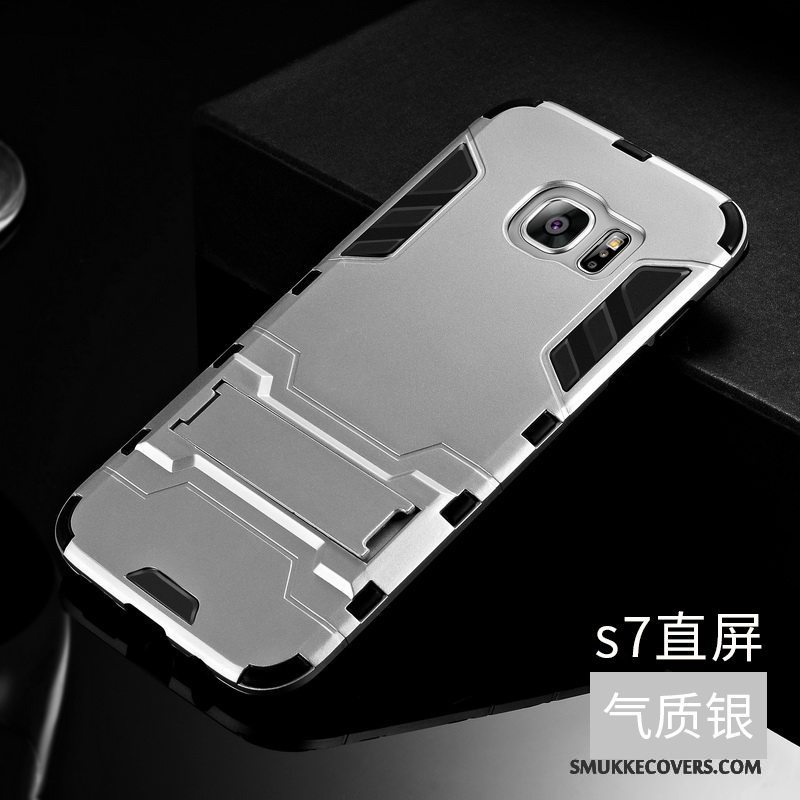 Etui Samsung Galaxy S7 Silikone Rød Trend, Cover Samsung Galaxy S7 Beskyttelse Telefonhård