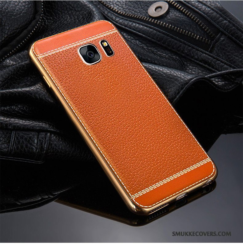 Etui Samsung Galaxy S7 Silikone Telefonrød, Cover Samsung Galaxy S7 Beskyttelse Anti-fald