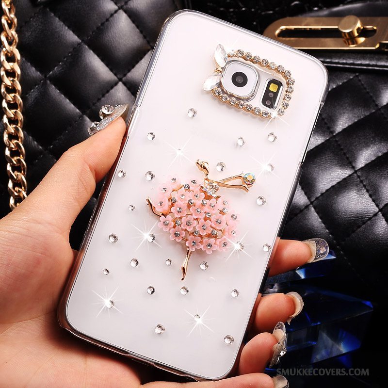 Etui Samsung Galaxy S7 Strass Anti-fald Gennemsigtig, Cover Samsung Galaxy S7 Beskyttelse Tynd Guld