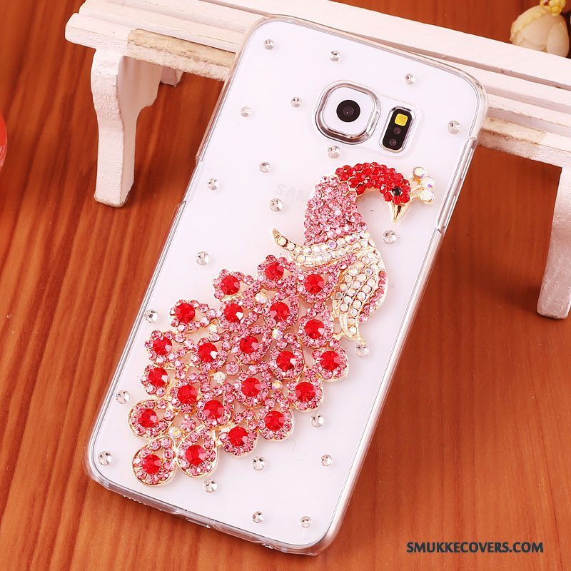 Etui Samsung Galaxy S7 Strass Lilla Anti-fald, Cover Samsung Galaxy S7 Beskyttelse Gennemsigtig