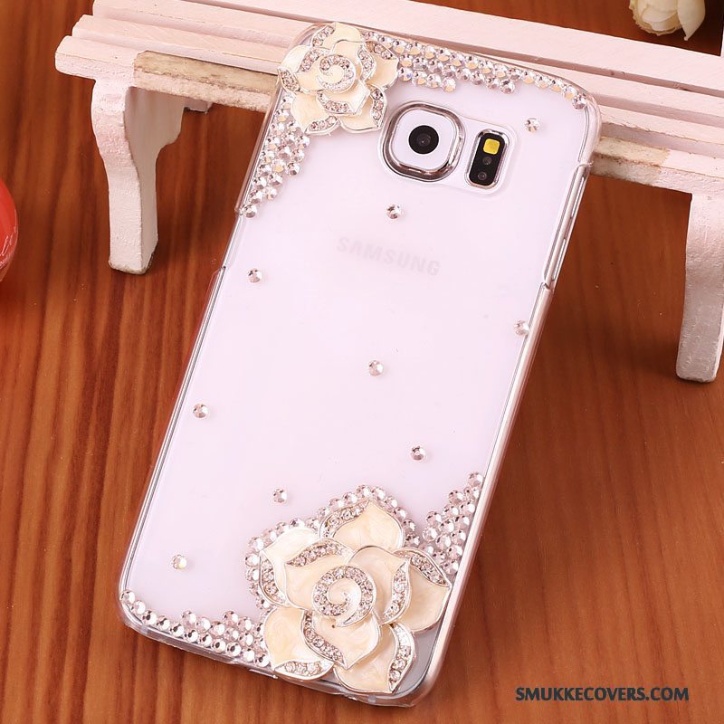 Etui Samsung Galaxy S7 Strass Lilla Anti-fald, Cover Samsung Galaxy S7 Beskyttelse Gennemsigtig