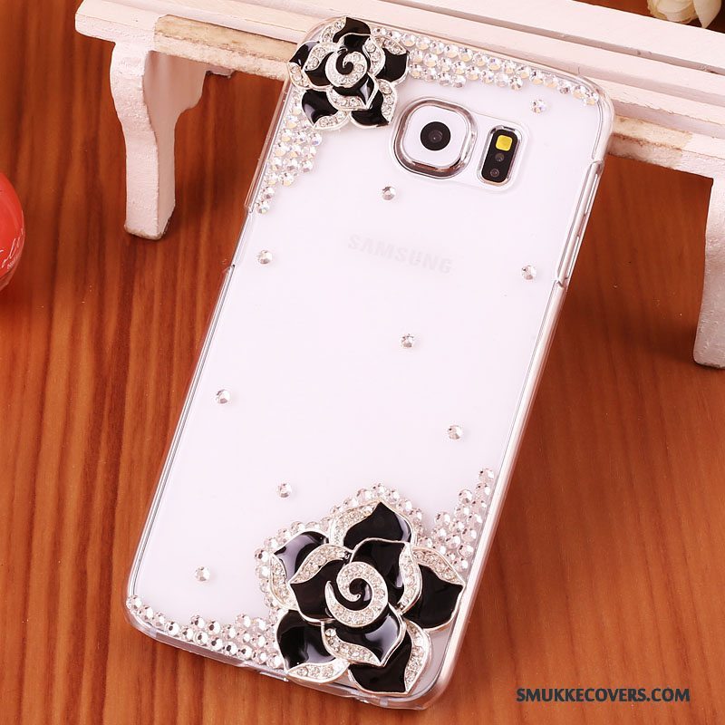 Etui Samsung Galaxy S7 Strass Lilla Anti-fald, Cover Samsung Galaxy S7 Beskyttelse Gennemsigtig