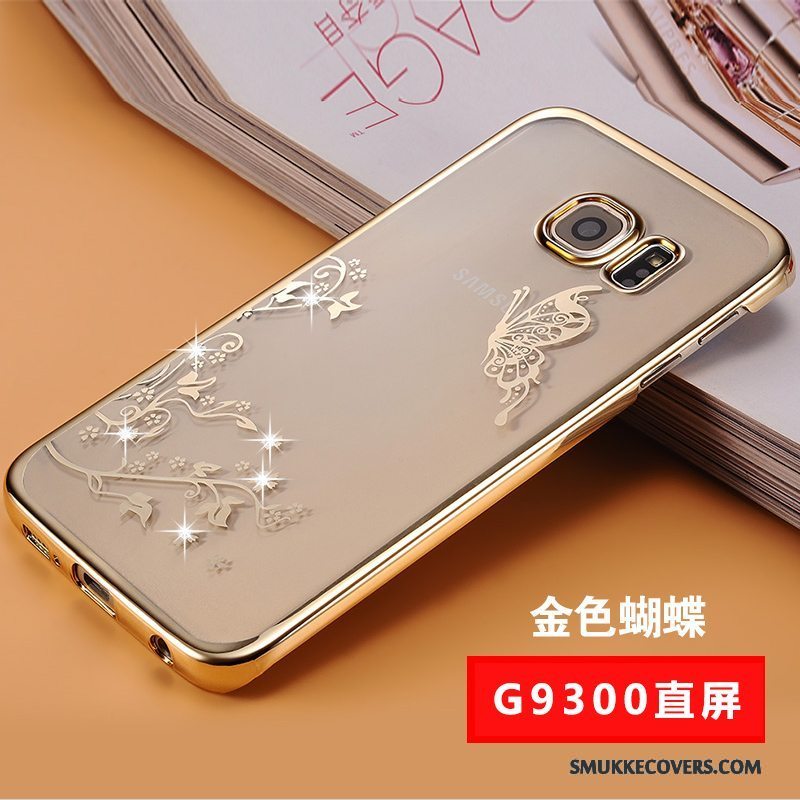 Etui Samsung Galaxy S7 Strass Slim Anti-fald, Cover Samsung Galaxy S7 Beskyttelse Telefonguld