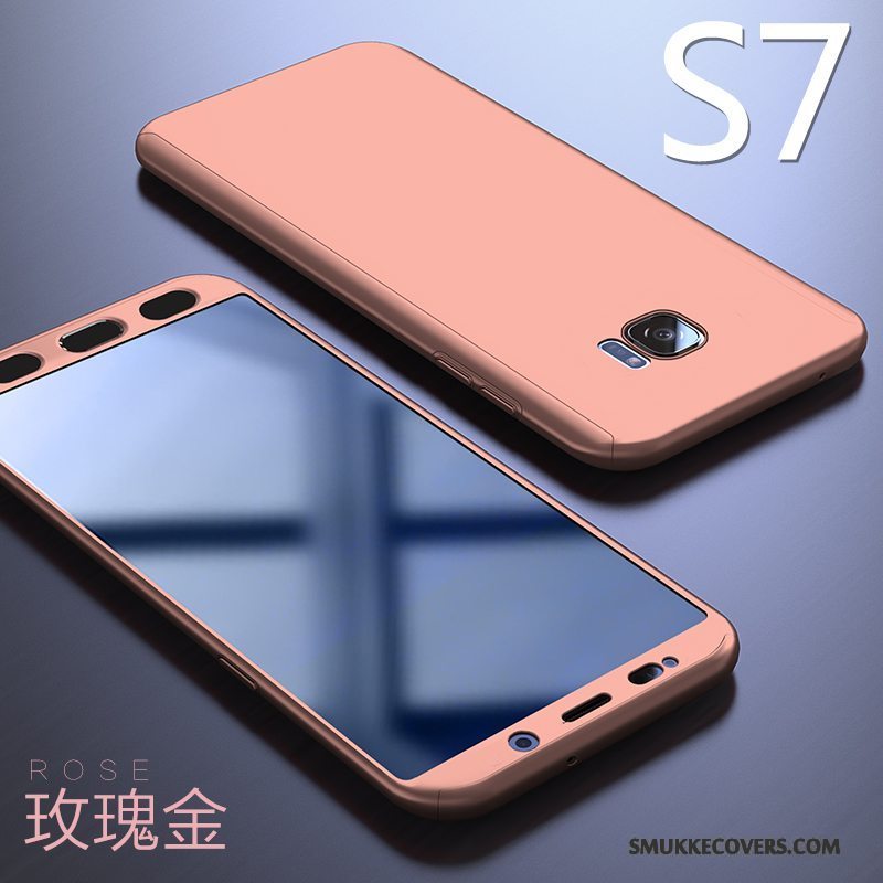Etui Samsung Galaxy S7 Tasker Rød Af Personlighed, Cover Samsung Galaxy S7 Kreativ Nubuck Telefon