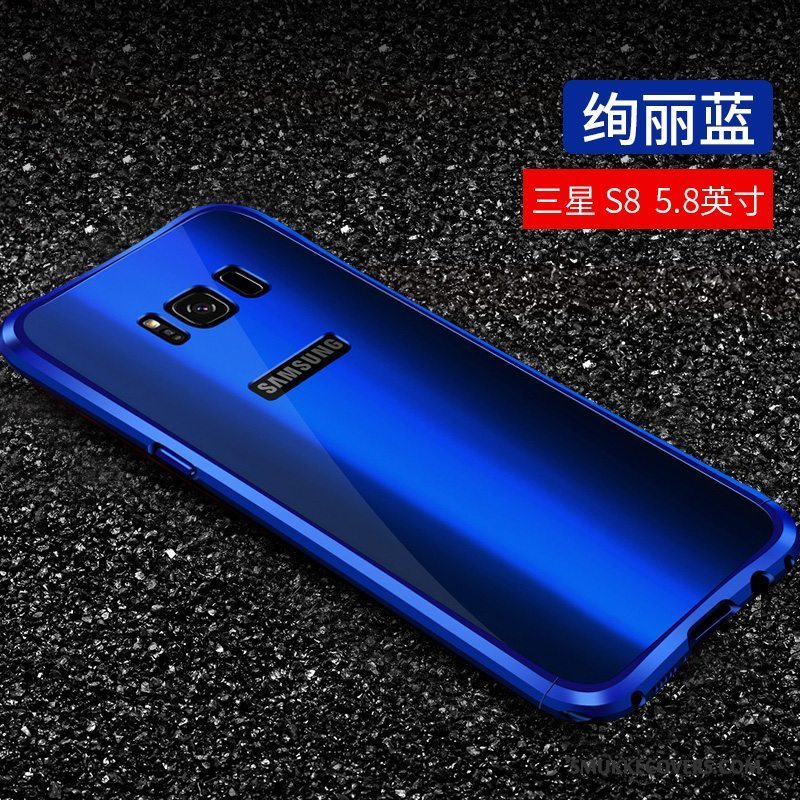 Etui Samsung Galaxy S8 Beskyttelse Af Personlighed Anti-fald, Cover Samsung Galaxy S8 Metal Rød Telefon