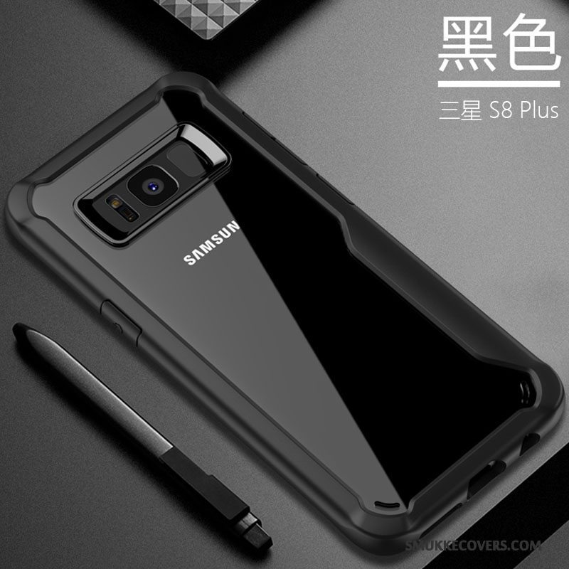Etui Samsung Galaxy S8+ Beskyttelse Dyb Farve Gennemsigtig, Cover Samsung Galaxy S8+ Silikone Grå Telefon