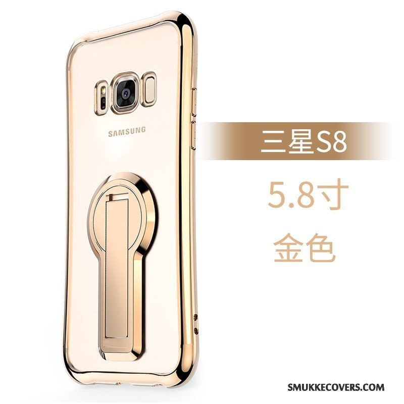 Etui Samsung Galaxy S8 Beskyttelse Gennemsigtig Telefon, Cover Samsung Galaxy S8 Blød Guld Trend