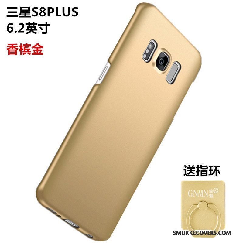 Etui Samsung Galaxy S8+ Beskyttelse Guld Nubuck, Cover Samsung Galaxy S8+ Hård Telefon