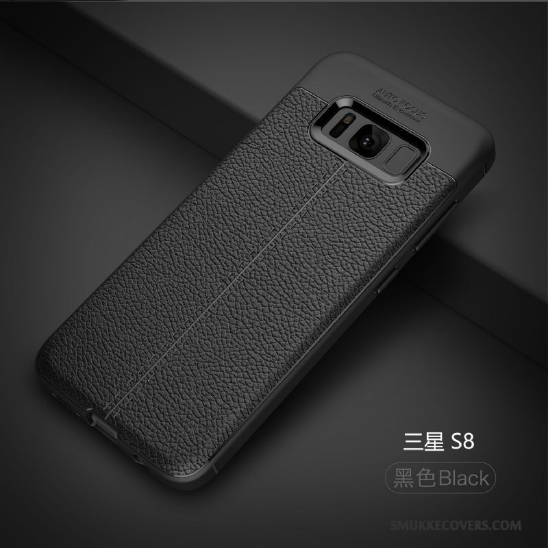 Etui Samsung Galaxy S8 Beskyttelse Mønster Trend, Cover Samsung Galaxy S8 Tasker Sort Telefon