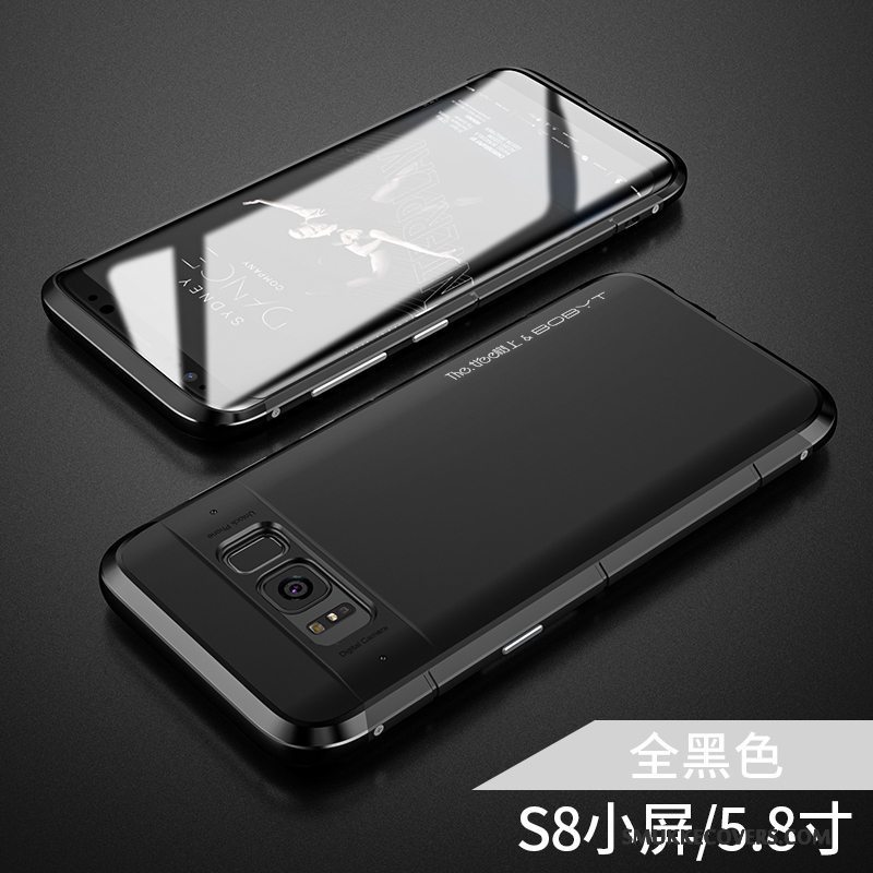 Etui Samsung Galaxy S8 Beskyttelse Telefonanti-fald, Cover Samsung Galaxy S8 Kreativ Sort Trendy