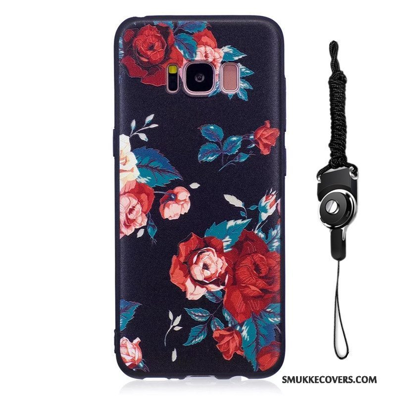 Etui Samsung Galaxy S8+ Beskyttelse Telefonnubuck, Cover Samsung Galaxy S8+ Tasker Blå