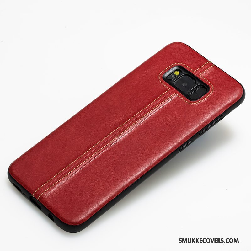 Etui Samsung Galaxy S8+ Beskyttelse Telefonrød, Cover Samsung Galaxy S8+ Læder