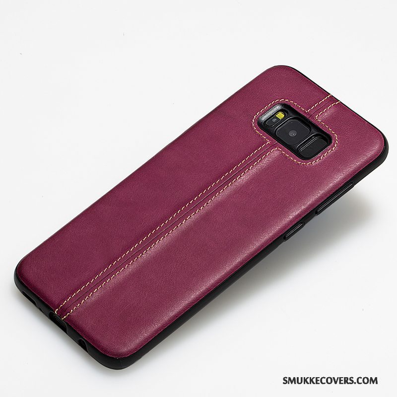 Etui Samsung Galaxy S8+ Beskyttelse Telefonrød, Cover Samsung Galaxy S8+ Læder