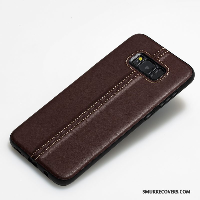 Etui Samsung Galaxy S8+ Beskyttelse Telefonrød, Cover Samsung Galaxy S8+ Læder