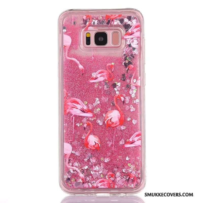 Etui Samsung Galaxy S8+ Beskyttelse Telefontrend, Cover Samsung Galaxy S8+ Tasker Lyserød Flydende