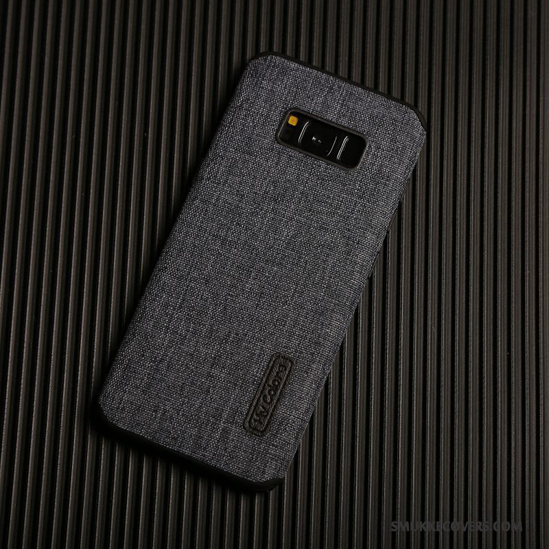 Etui Samsung Galaxy S8 Blød Af Personlighed Business, Cover Samsung Galaxy S8 Silikone Nubuck Bomuld Og Linned