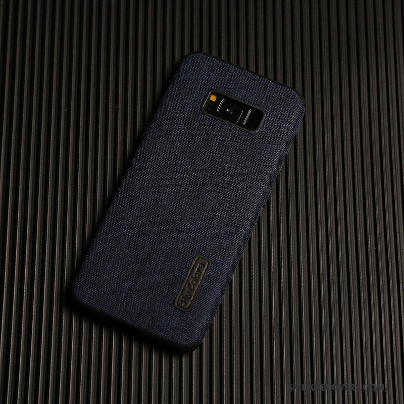 Etui Samsung Galaxy S8 Blød Af Personlighed Business, Cover Samsung Galaxy S8 Silikone Nubuck Bomuld Og Linned