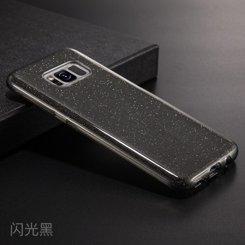 Etui Samsung Galaxy S8 Blød Anti-fald Af Personlighed, Cover Samsung Galaxy S8 Beskyttelse Gennemsigtig Sølv