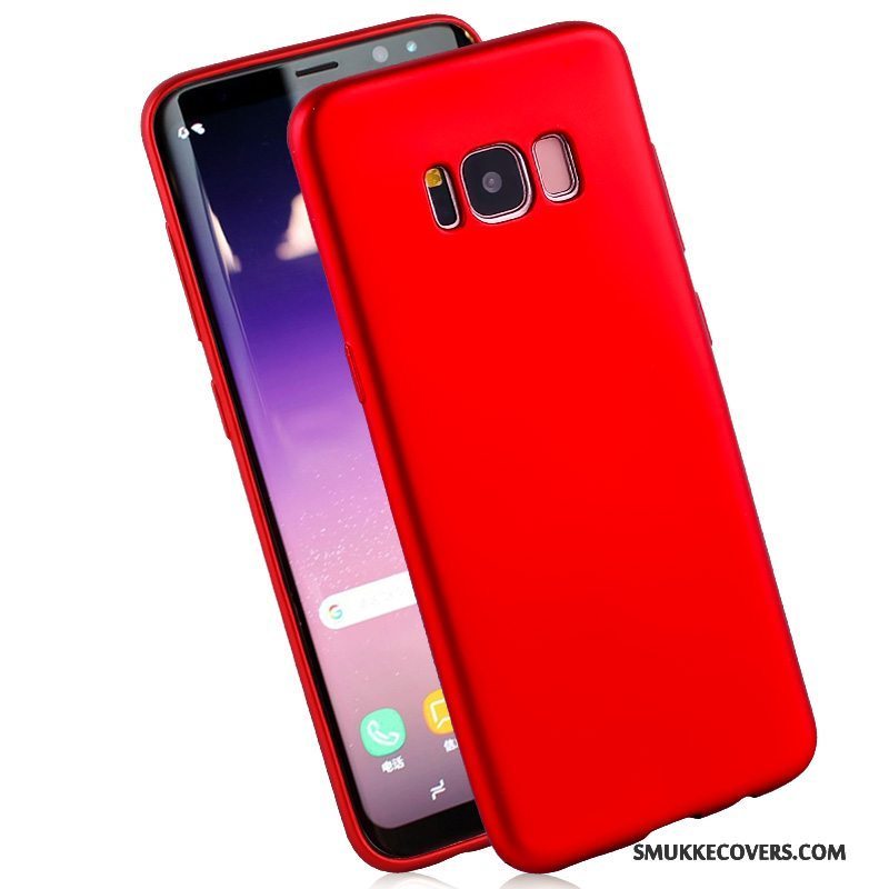 Etui Samsung Galaxy S8+ Blød Guld Nubuck, Cover Samsung Galaxy S8+ Silikone Telefon