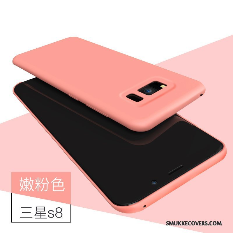 Etui Samsung Galaxy S8 Blød Lilla Anti-fald, Cover Samsung Galaxy S8 Luksus Telefon