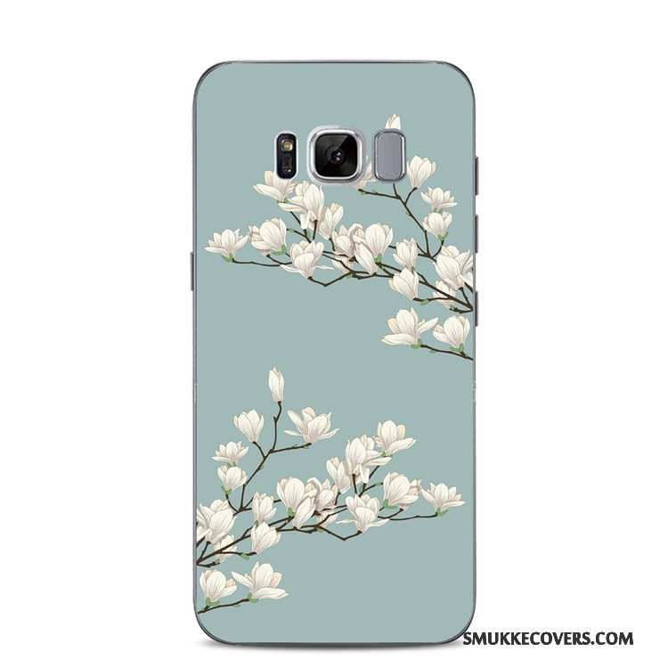 Etui Samsung Galaxy S8+ Blød Lyse Blæk, Cover Samsung Galaxy S8+ Beskyttelse Telefongrøn