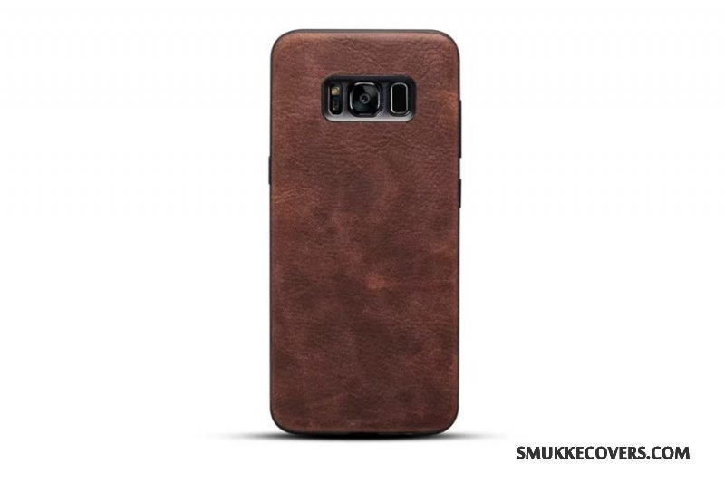 Etui Samsung Galaxy S8 Blød Mønster Telefon, Cover Samsung Galaxy S8 Læder Gul