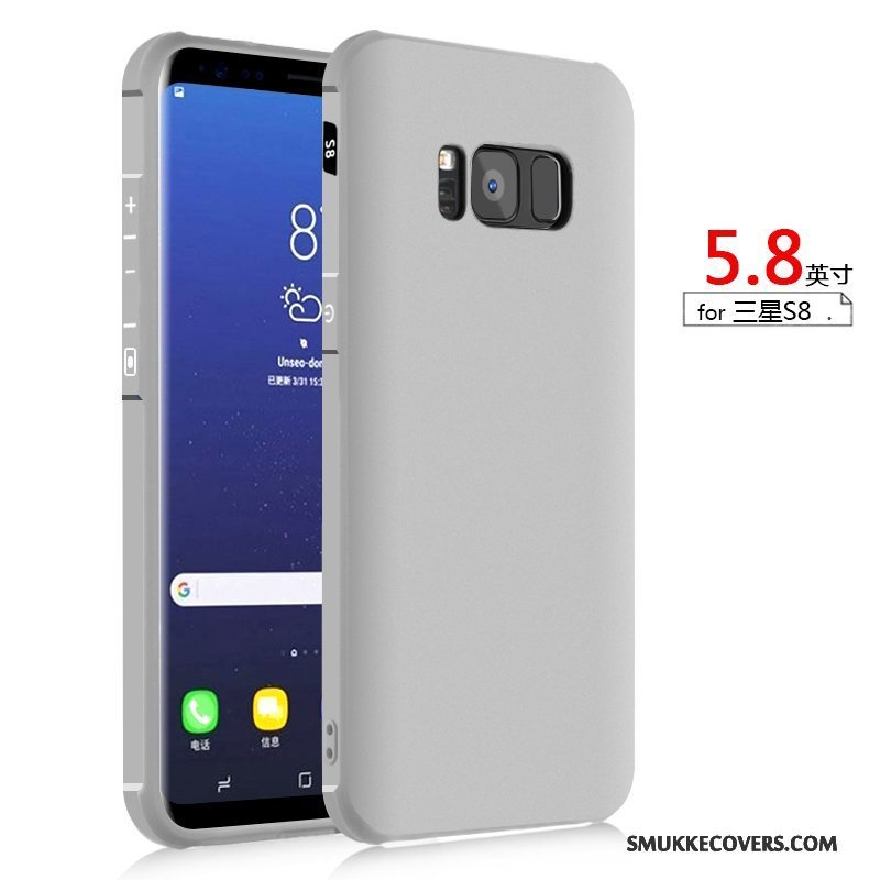 Etui Samsung Galaxy S8 Blød Sort Anti-fald, Cover Samsung Galaxy S8 Tasker Telefontrend