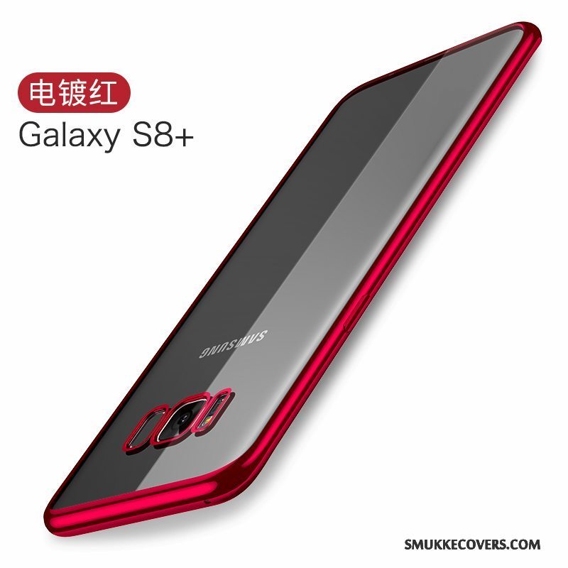 Etui Samsung Galaxy S8+ Blød Trend Belægning, Cover Samsung Galaxy S8+ Silikone Tynd Gennemsigtig