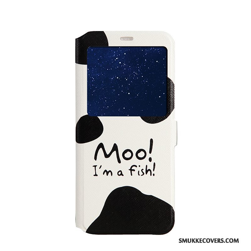 Etui Samsung Galaxy S8+ Cartoon Blå Telefon, Cover Samsung Galaxy S8+ Folio