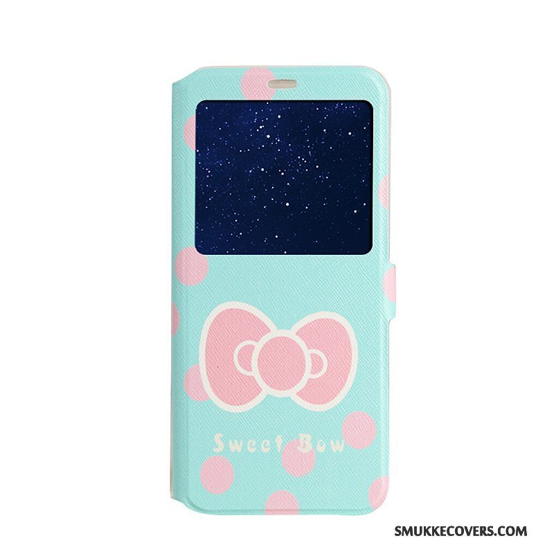 Etui Samsung Galaxy S8+ Cartoon Blå Telefon, Cover Samsung Galaxy S8+ Folio