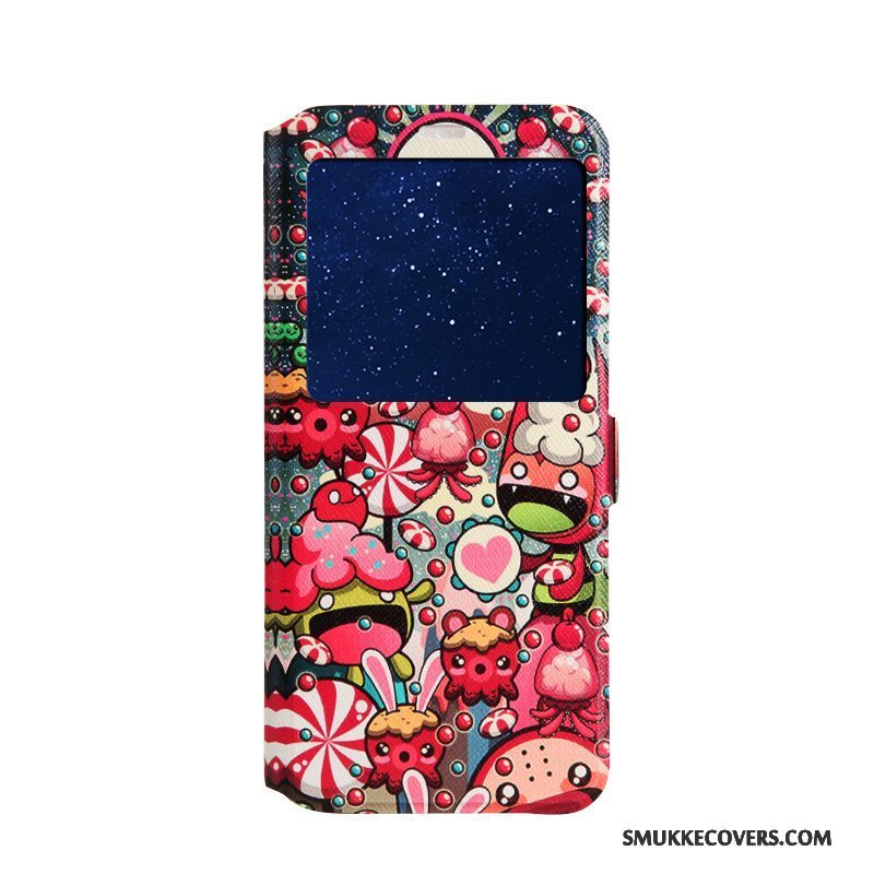 Etui Samsung Galaxy S8+ Cartoon Blå Telefon, Cover Samsung Galaxy S8+ Folio