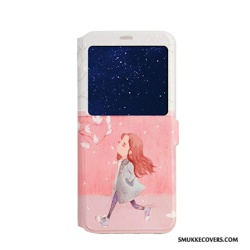 Etui Samsung Galaxy S8+ Cartoon Blå Telefon, Cover Samsung Galaxy S8+ Folio