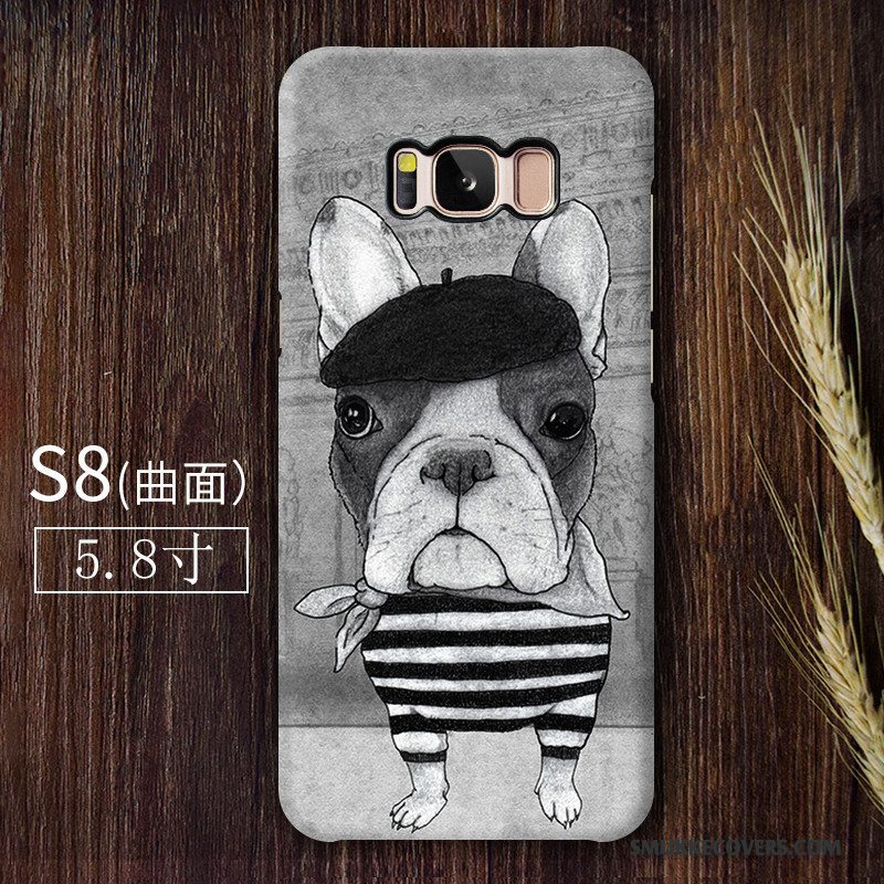 Etui Samsung Galaxy S8 Cartoon Hård Anti-fald, Cover Samsung Galaxy S8 Kreativ Nubuck Telefon