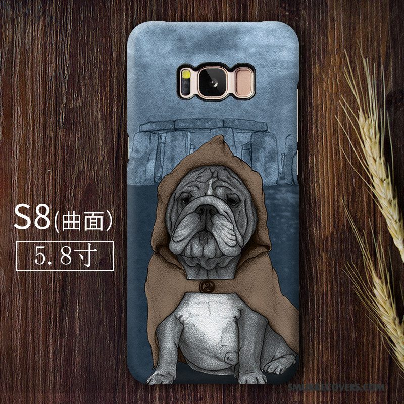 Etui Samsung Galaxy S8 Cartoon Hård Anti-fald, Cover Samsung Galaxy S8 Kreativ Nubuck Telefon