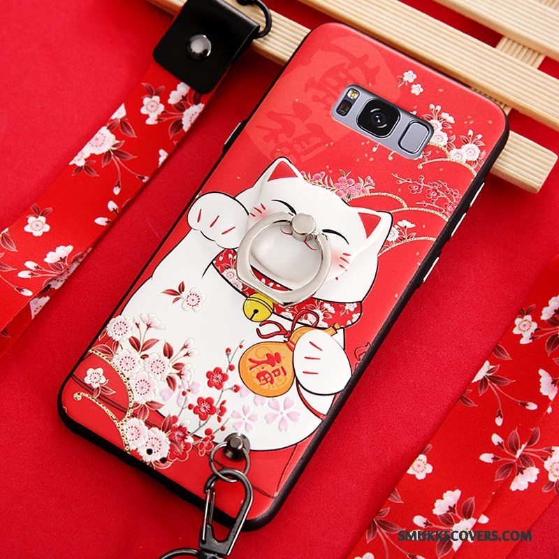 Etui Samsung Galaxy S8+ Cartoon Hængende Ornamenter Ring, Cover Samsung Galaxy S8+ Support