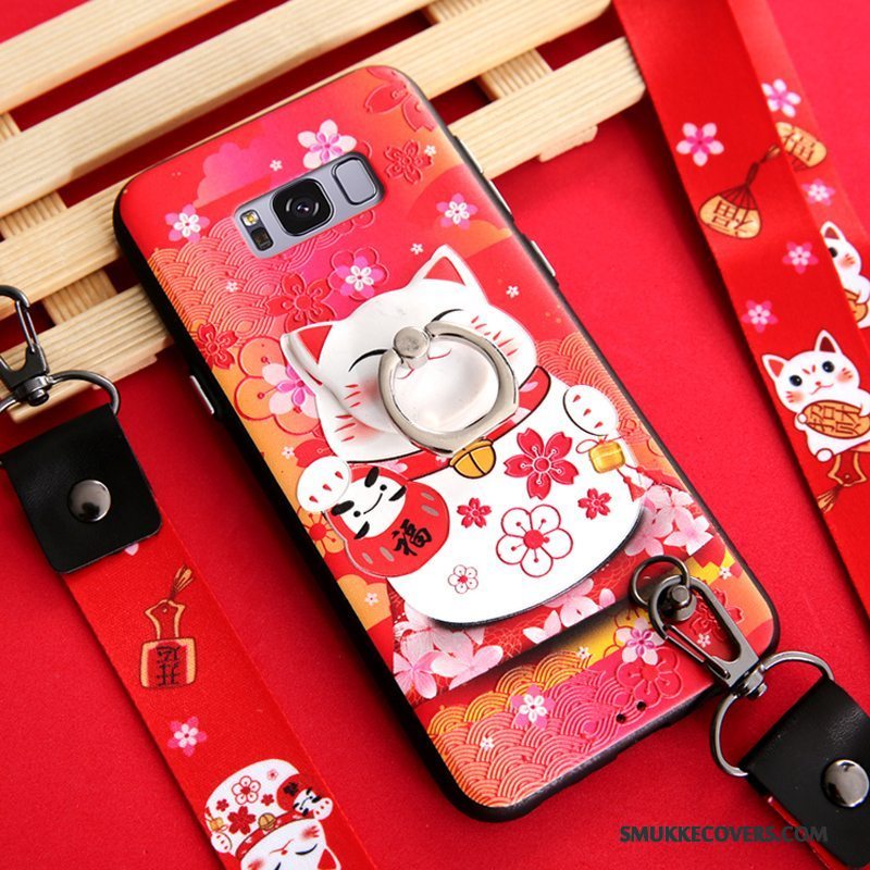 Etui Samsung Galaxy S8+ Cartoon Hængende Ornamenter Ring, Cover Samsung Galaxy S8+ Support