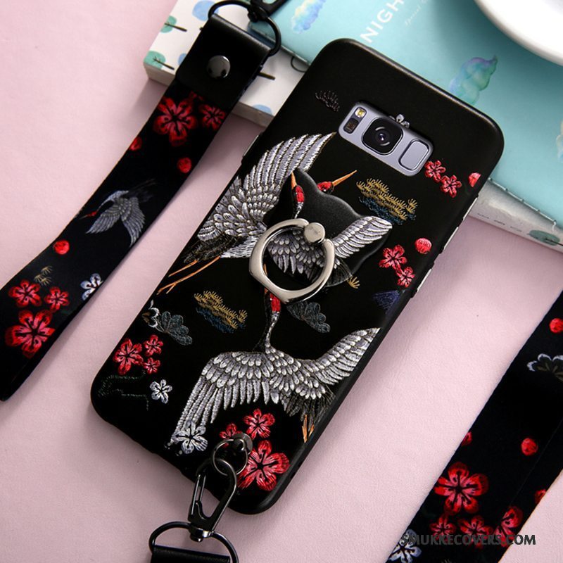 Etui Samsung Galaxy S8+ Cartoon Hængende Ornamenter Ring, Cover Samsung Galaxy S8+ Support