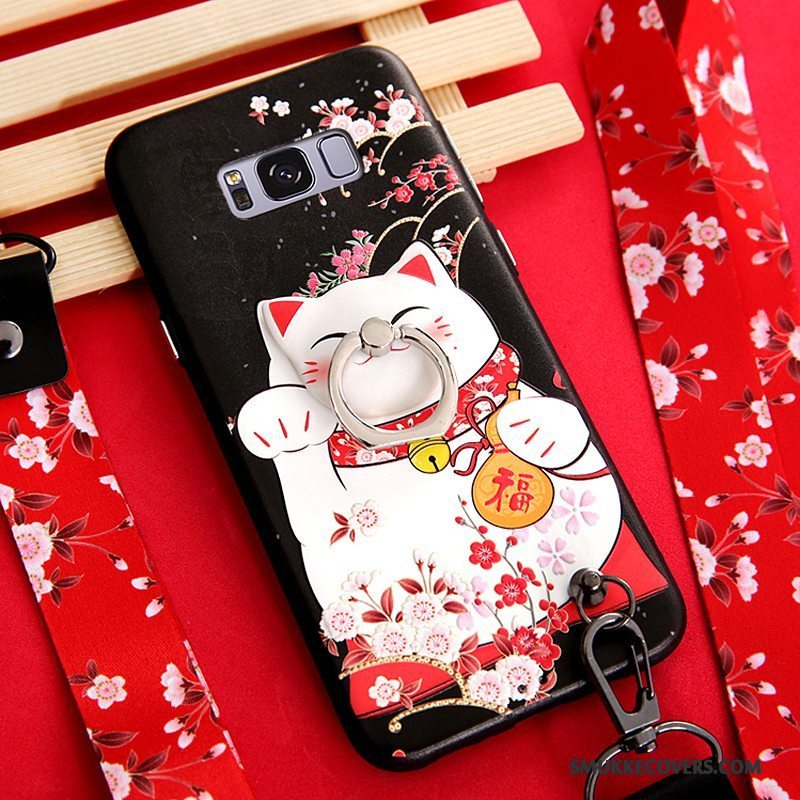 Etui Samsung Galaxy S8+ Cartoon Hængende Ornamenter Ring, Cover Samsung Galaxy S8+ Support