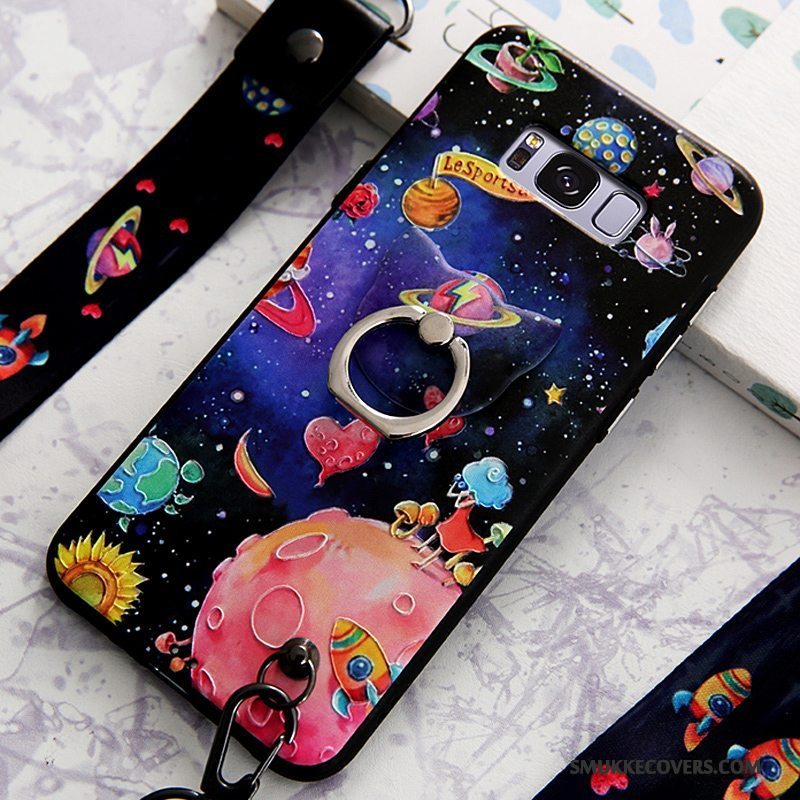 Etui Samsung Galaxy S8+ Cartoon Hængende Ornamenter Ring, Cover Samsung Galaxy S8+ Support