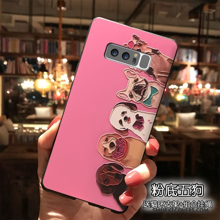 Etui Samsung Galaxy S8 Cartoon Hængende Ornamenter Telefon, Cover Samsung Galaxy S8 Farve Smuk