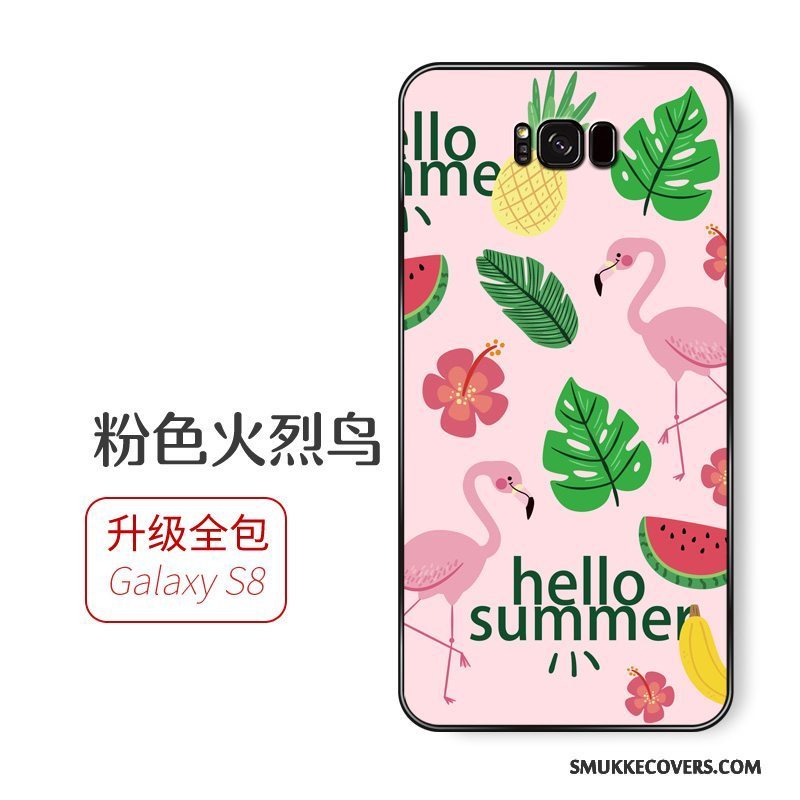 Etui Samsung Galaxy S8+ Cartoon Telefontynd, Cover Samsung Galaxy S8+ Blød Hængende Ornamenter Anti-fald