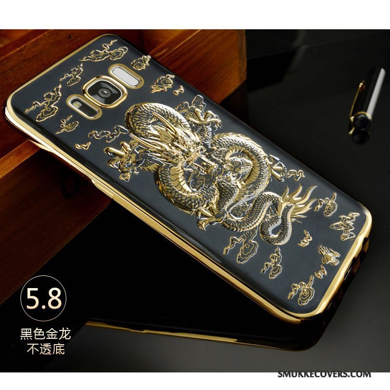 Etui Samsung Galaxy S8+ Farve Dragon Trend, Cover Samsung Galaxy S8+ Beskyttelse Anti-fald Telefon