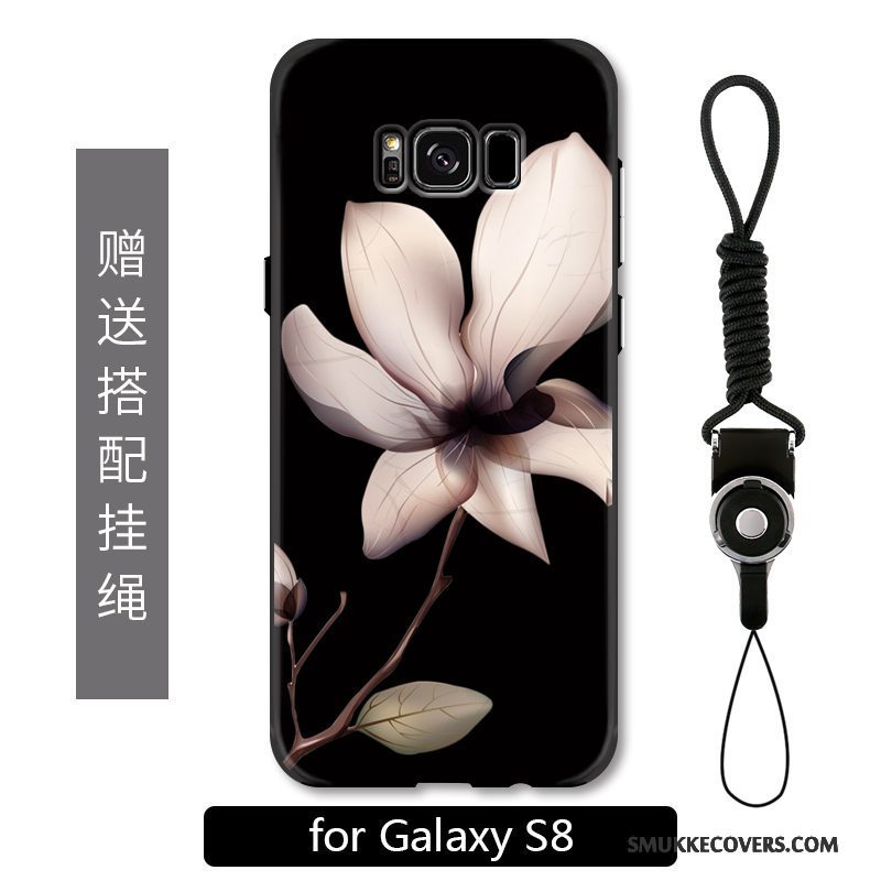 Etui Samsung Galaxy S8 Farve Hængende Ornamenter Blomster, Cover Samsung Galaxy S8 Luksus Anti-fald Telefon