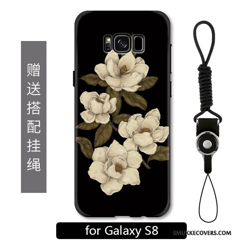 Etui Samsung Galaxy S8 Farve Hængende Ornamenter Blomster, Cover Samsung Galaxy S8 Luksus Anti-fald Telefon