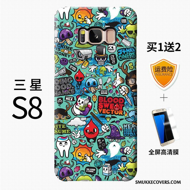 Etui Samsung Galaxy S8+ Farve Telefonnubuck, Cover Samsung Galaxy S8+ Kreativ Af Personlighed Hård