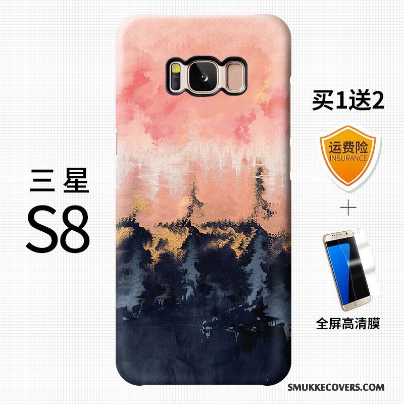 Etui Samsung Galaxy S8+ Farve Telefonnubuck, Cover Samsung Galaxy S8+ Kreativ Af Personlighed Hård