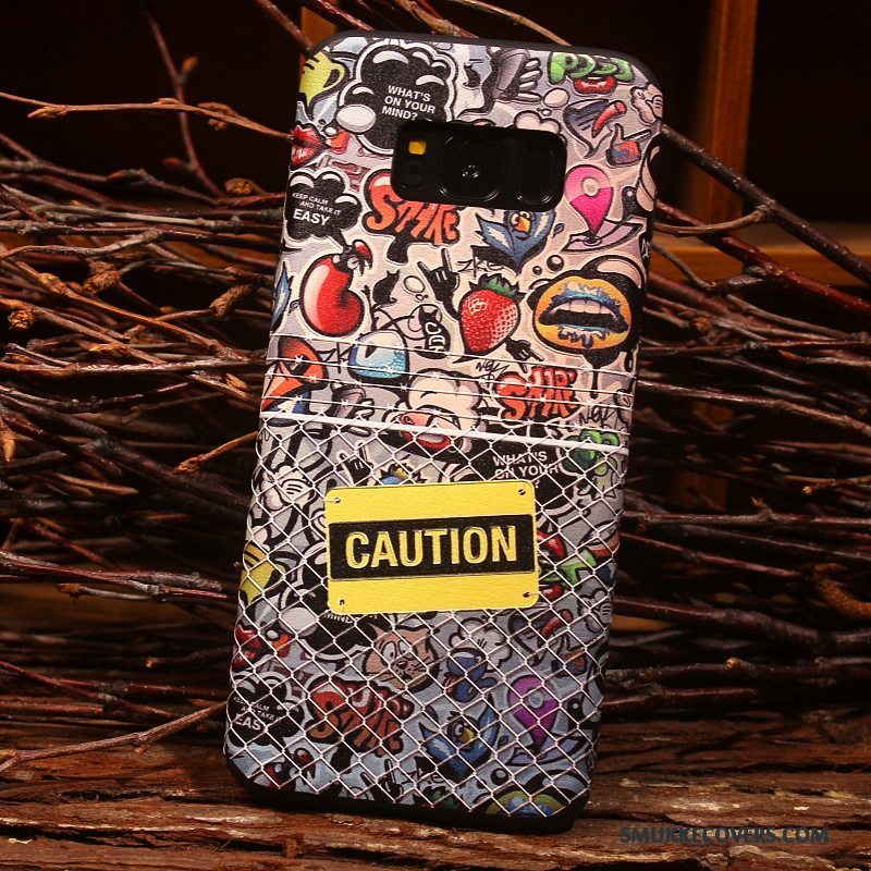 Etui Samsung Galaxy S8+ Farve Telefonnubuck, Cover Samsung Galaxy S8+ Tasker Af Personlighed Anti-fald