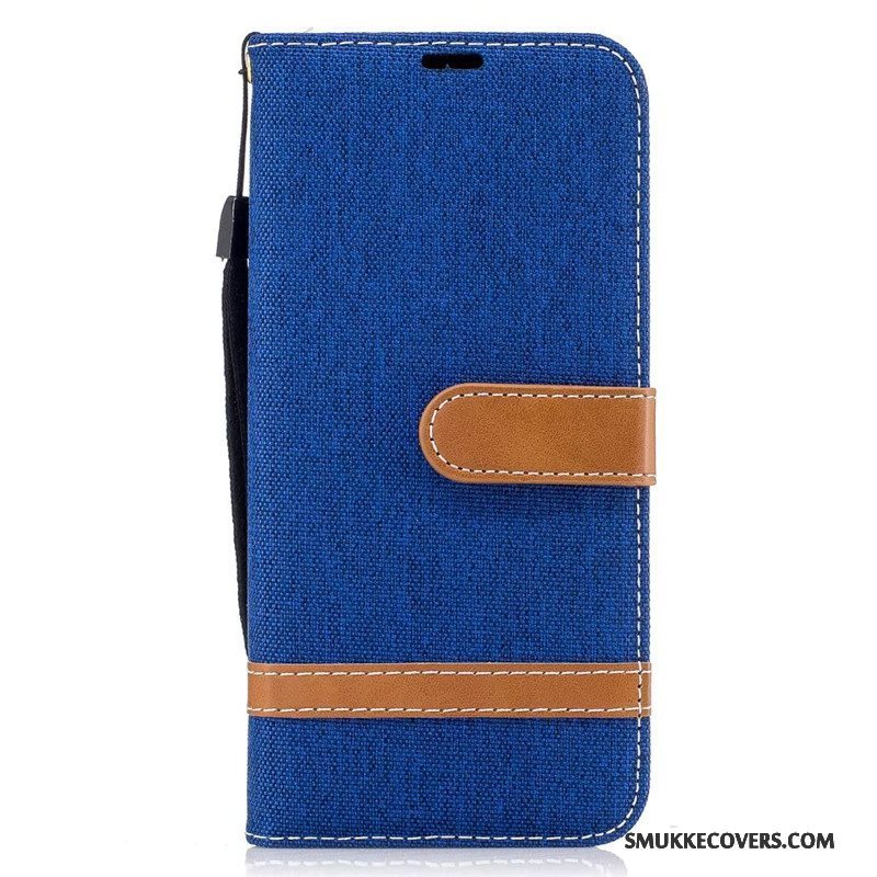 Etui Samsung Galaxy S8 Folio Denim Lilla, Cover Samsung Galaxy S8 Beskyttelse